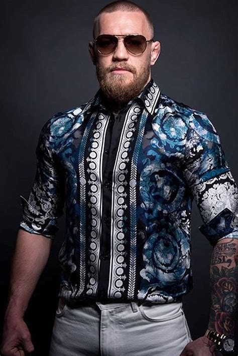 mcgregor versace shirt